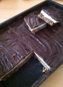 Peppermint Shortbread, Traybake Recipes, Peppermint Slice, Wimbledon Party, Mint Slice, Fridge Cake, Sweets Bar, Tray Bake Recipes, Andy Murray