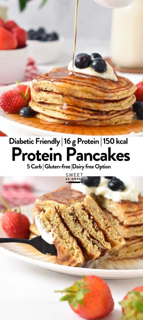 Protein Pancake Recipe Pea Protein Pancakes, Pancake Toppings Healthy, Quick Clean Eating Recipes, Gluten Free Protein Powder, Gluten Free Protein Pancakes, Protein Pancakes Recipe, Best Whey Protein Powder, Protein Powder Pancakes, Sunday Cooking