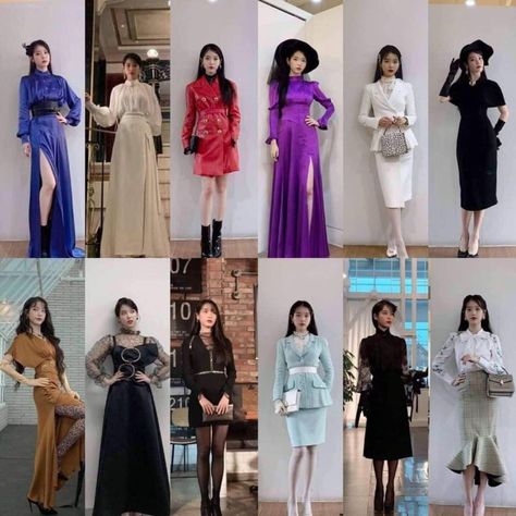 Iu Dress, Kdrama Outfits, Luna Fashion, Drama List, Fashion Chingu, Modest Style, Off White Dresses, Iu Fashion, Church Outfits