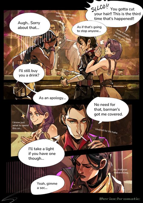 Eriochromatic — Postliminary Conversations always thought that... Arcane Sevika, Butch Lesbian, League Of Legends Comic, Spanish Inquisition, Short Comic, Style Analysis, I M Sick, Short Comics, Lol League Of Legends