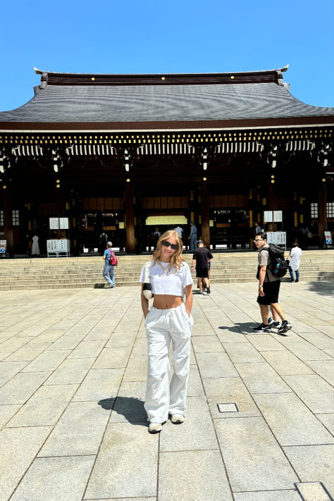 Not sure what to wear on your upcoming trip to Japan this summer? Check out all of my travel outfits from Tokyo, Kyoto, and Osaka for inspo!

#japantravel
#japanaesthetic
#japanoutfits Universal Japan Outfit, Tokyo Japan Outfits Summer, Japan Tourist Outfit, What To Wear In Japan Summer, Japan Summer Outfit Women, Summer Japan Outfit, Japan Fashion Summer, Tokyo Summer Outfits, Japan Outfit Summer