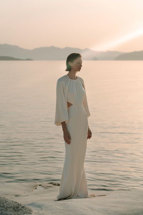 Shona Joy La Lune, Shona Joy Dress, Byron Bay Weddings, Gorgeous Maxi Dresses, Romantic Garden Wedding, Open Back Maxi Dress, Minimalist Wedding Dresses, Destination Wedding Dress, Santorini Wedding