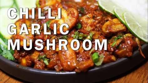 Chilli Garlic Mushroom Quick & Easy Chilli Garlic Mushroom Recipe More Delicious Recipes: - https://bit.ly/2Yveuvx @ASH&SHA VLOG Ingredients: - Mushroom - 350 gms Garlic cloves finely chopped - 5 cloves Onion finely chopped – 1 number Kashmiri red chili powder (soaked) - 2 tbsp Tomato powder (knorr) – ¼ cup Spring onion chopped Coriander leaves chopped Salt to taste Oil Hope you enjoyed this video Keep showering your love & support Thanks… #MushroomMasala #MushroomRecipe #ChilliGarlic Chili Mushroom Recipe, Mushroom Makhani, Masala Mushroom Recipe, Must Love Garlic Mushroom Soup, Chilli Mushroom Recipe, Kadai Mushroom Recipe, Garlic Mushrooms Recipes, Easy Chilli, Garlic Mushrooms