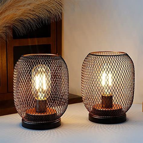 Cage Table, Outdoor Table Lamp, Battery Lamp, Lounge Party, Lantern Set, Cordless Lamps, Lantern Lamp, Mesa Exterior, Warm White Light