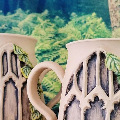 Gothic Ceramic Art, Gothic Ceramics, Witchy Ceramics, Witchy Pottery, Witch Pottery, Gothic Pottery, Pretty Ceramics, Witchy Cottage, Hagrids Hut