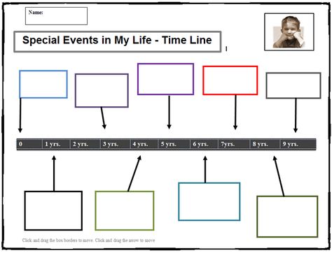 Supercool for using with kids living in foster care. This worksheet just needs to be downloaded. Beth O'Malley While it may not hold all the complicated info of a child in care, it can serve as a sample or exercise to help the child grab a memory. Kids Timeline, Fcs Teacher, Life Plan Template, Therapeutic Art Activities, Line Template, Personal Timeline, Technology Lesson Plans, Technology Lesson, Life Timeline