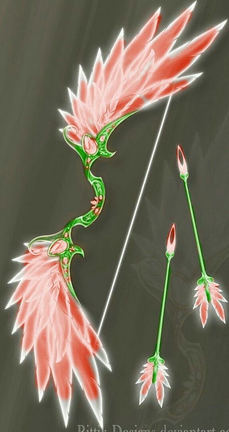 Flowering bow, around which purity and light are always fragrant Violin Bow And Arrow Dnd, Bow And Arrow Design Art, Fantasy Bow Art, Fantasy Bow And Arrow Design, Fancy Bow And Arrow, Magical Bow And Arrow, Flower Bow And Arrow, Fantasy Bow And Arrow, Pink Bow And Arrow