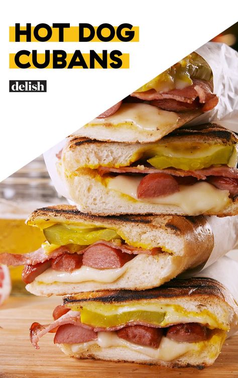 Sandwich Cheese, Pickle Vodka, Hot Dog Sauce, Homemade Ham, Hot Dogs Recipes, Quick Bites, Cuban Cuisine, Dog Heaven, Hot Dog Recipes