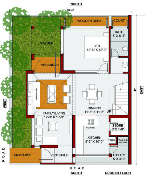 residence at veraval, gujarat – urban architectural collaborative Small Residence Plan, Residence Plan, South Facing House Plans Vastu 2bhk, East Facing House Plan Vastu G+1, 5 Bhk Bungalow Plan, House Plan As Per Vastu Shastra, West Facing House Plans Vastu 30*50, South Facing House, 20x30 House Plans