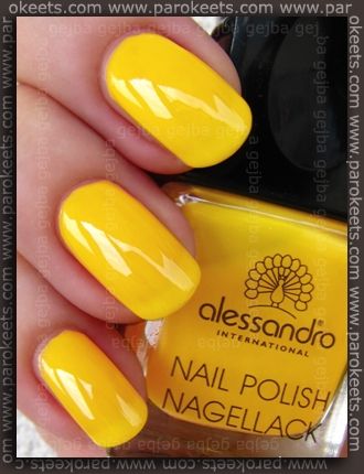 Alessandro - Sunshine Reggae Yellow Nail, Canary Yellow, Foto Art, Yellow Nails, Manicure Y Pedicure, Yellow Aesthetic, Nail Paint, Mellow Yellow, Happy Colors