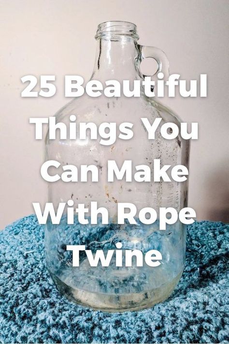 Rope Craft Ideas, Twine Crafts, Home Decor On A Budget, Diy Things, Decor On A Budget, Rope Crafts, Trendy Home Decor, Diy Home Decor On A Budget, Budget Diy