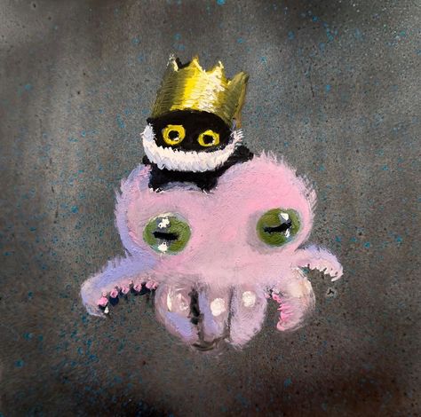 Kevin The Kitten Vanessa Stockard, Cute Octopus Art, Cute Animal Drawing Ideas, Octopus Funny, Kevin The Kitten, Kevin The Cat, Vanessa Stockard, Octopus Poster, Octopus Wallpaper