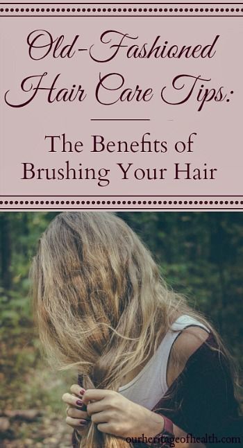 The benefits of brushing your hair | Old-fashioned hair care tips Old Fashioned Hairstyles, Mermaid Inspiration, Grooming Ideas, Herbal Oils, Natural Bristle Brush, Boar Bristle Brush, Healthy Inspiration, Hair Care Growth, Hair Care Recipes