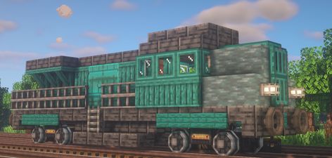 https://discord.com/channels/937435293294919690/1077979961232736296 Create Mod Train, Minecraft Train Bridge, Minecraft Train Design, Minecraft Railing Ideas, Minecraft Steam Train, Minecraft Create Mod Ideas, Minecraft Factory Design, Minecraft Train Station Ideas, Minecraft Train Tracks