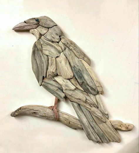 Driftwood Seahorse, Barn Wood Art, Wood Chicken, Driftwood Art Sculpture, Beachy Theme, Driftwood Diy, Twig Art, Driftwood Art Diy, Driftwood Projects