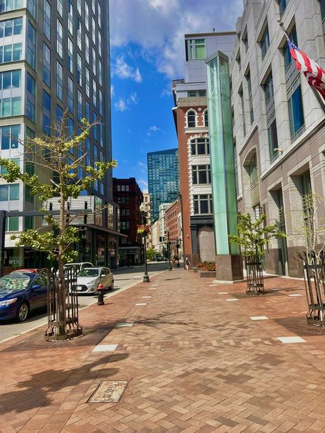 Boston, Aesthetic, street, walkway, sidewalk, sunny, beautiful Boston Aesthetic, City Sidewalk, Aesthetic Street, Walkway, Boston, Road