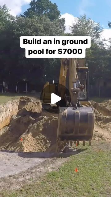 TrentTribe on Instagram: "An in ground pool for $7000!? People said it couldn’t be done, but here we are three years later still going strong.  • • • #diy #diyprojects #diypool #pooldesign #doityourself #diyonabudget #budgetdiy #intex #intexpool #poolideas #diyingroundpool #ingroundpool" Diy Pool Ideas, Diy Inground Pool, Cheap Inground Pool, Diy In Ground Pool, Homemade Pools, Dipping Pool, In Ground Pool, Pool Diy, Cheap Pool