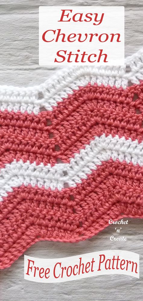 Leisure Arts Crochet Free Pattern, Chevron Pattern Crochet Blanket, Crochet Ripple Stitches, How To Crochet A Chevron Blanket, Chevron Crochet Blanket Pattern Free Easy, Crochet Wave Stitch Pattern, English Crochet Patterns Free, Chevron Blanket Crochet Pattern Free, Quick Afghan Crochet Pattern Free