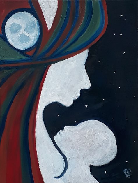 Divine Universe, Mother Painting, Mother Love, Mother's Love, Abstract Art Painting Diy, Diy Canvas Art Painting, Contemporary Art Gallery, Love Painting, Diy Canvas Art