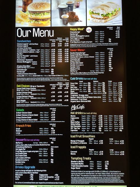 Searching for McDonalds Prices? The UK menu prices can be found on this website. All menu items and prices have been listed for you! Mc Donalds Menu Board, Secret Menu Mcdonalds, Mcdonald Menu Board, Mcdonalds Infographic, Mcdonalds Breakfast Menu, Mcdonald's Menu Philippines, Menu Breakfast, Mcdonalds Coffee, Sausage Mcmuffin