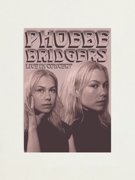 "vintage phoebe poster" Photographic Print by waakeme-up | Redbubble Phoebe Poster, Tarot Card Art, Inspiration Poster, Ideas Room Decor, Wall Pics, Aesthetic Posters, Dorm Posters, Phoebe Bridgers, Pink Posters