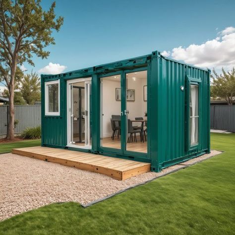 🏡 Affordable, durable, and eco-friendly! Discover how a Cargo Container House from SAMAN Portable can be your dream home. Get started today! 👉 https://www.samanportable.com/product/cargo-container-house/ #CargoContainerHouse #GreenLiving #SAMANPortable Cargo Container House, Cargo Container, Container Buildings, Small Containers, Shipping Container, Green Living, Container House, Building Design, Eco Friendly