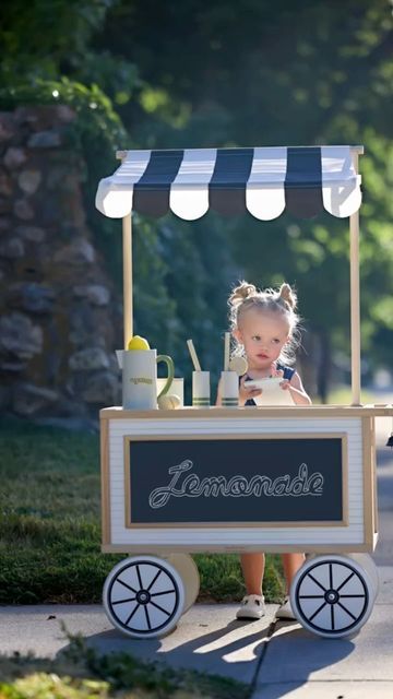 Lemonade Stand Aesthetic, Kids Lemonade Stand, Kids Lemonade Stands, Kids Lemonade, Tea Cart, Kids Playhouse, Hearth And Home, Lemonade Stand, Target Style