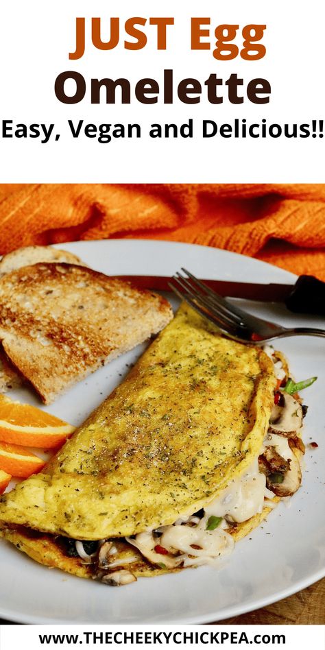 Omelette Fillings, Egg Omelette Recipe, Vegan Omelette, Healthy Gut Recipes, Just Egg, Egg Omelette, Healthy Plant Based Recipes, Vegan Blog, Vegan Sausage