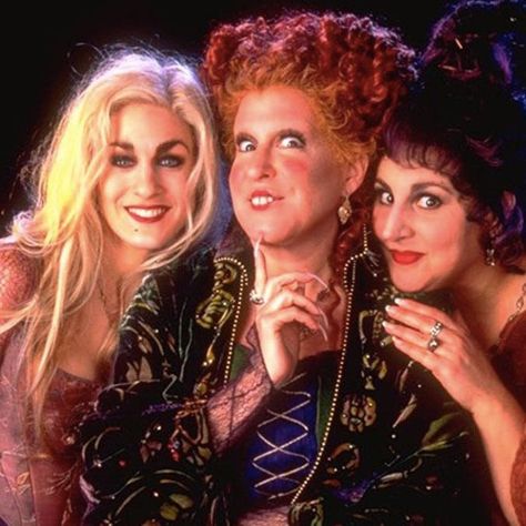 Bette Midler is NOT a fan. Tv Witches, 90s Cinema, Hocus Pocus Characters, Hermanas Sanderson, Classic Halloween Movies, Hocus Pocus 1993, Hocus Pocus Movie, Sarah Sanderson, Hocus Pocus 2