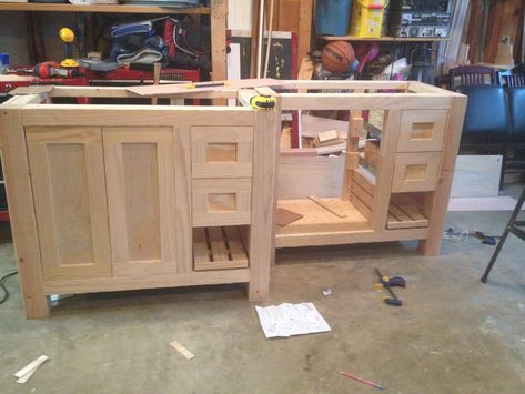 Bathroom Vanity Plans, Diy Bathroom Vanity Plans, Diy Pallet Vanity, Cheap Bathroom Vanities, Corner Bathroom Vanity, Unique Bathroom Vanity, Bathroom Vanity Makeover, Diy Bathroom Vanity, Farmhouse Bathroom Vanity