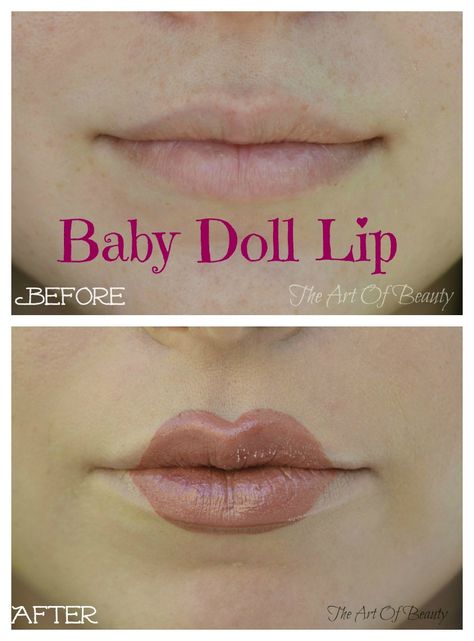 The Art Of Beauty: Baby Doll Lip Creepy Doll Costume, Doll Lips, Halloween Makeup Diy Tutorial, 1920s Makeup, Halloween Make-up Looks, Halloween Makeup Diy, Doll Halloween Costume, Lip Tutorial, Masks Diy