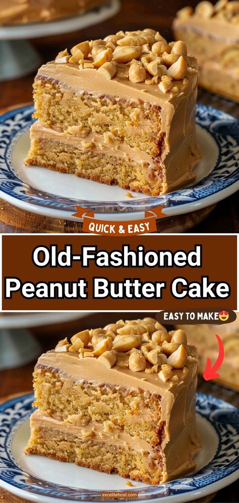 Ingredients:2 cups all-purpose flour2 teaspoons baking powder1/2 teaspoon baking Easy Peanut Butter Cake, Peanut Butter Sheet Cake, Peanut Butter Icing, Butter Cake Recipe, Peanut Butter Cake, Peanut Butter Desserts, Easy Peanut Butter, Peanut Butter Recipes, Pie Cake