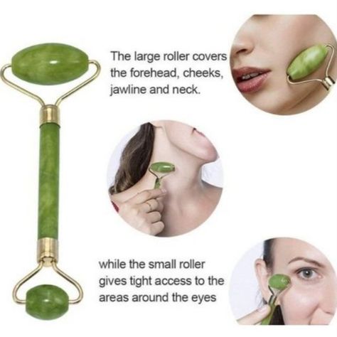 Jade Rolling, Face Massage Roller, Face Massager Tool, Jade Face Roller, Facial Massage Roller, Dark Eye Circles, Face Roller, Jade Roller, Facial Roller