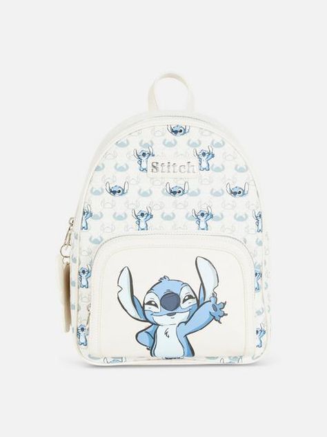 Women's Black Disney’s Lilo and Stitch Front Pocket Backpack | Primark Stitch Backpack, Primark Store, Lilo And Stitch, Black Backpack, Front Pocket, Backpacks, Disney, Black