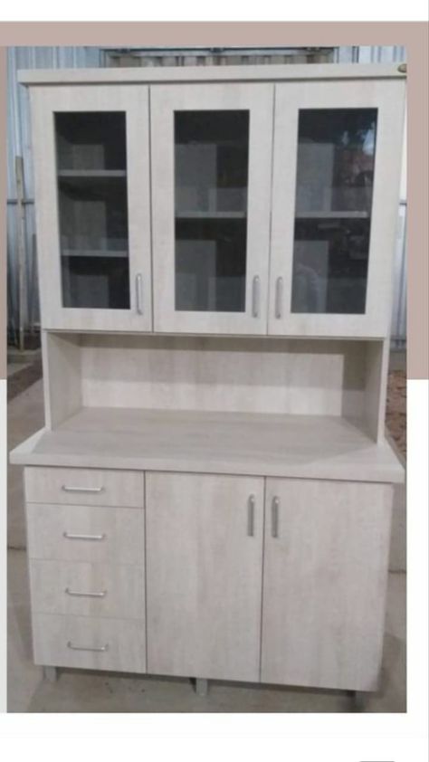 Simple Kitchen Cabinets Ideas, Kitchen Cabord Model, Dining Room Dresser, Bedroom Design On A Budget, Kitchen Unit Designs, Simple Kitchen Cabinets, Interior Design Kitchen Contemporary, Kitchen Wardrobe Design, House Structure Design