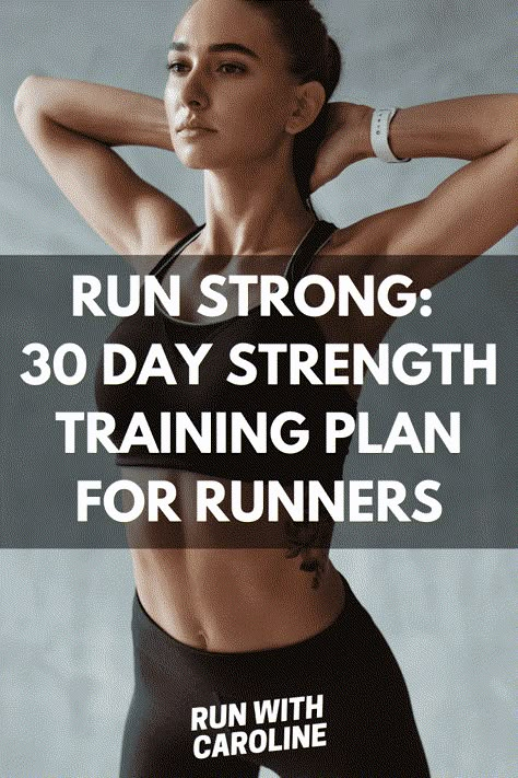 Full Body Strength Training For Runners, Weights For Runners Workout, 2 Day A Week Strength Training, Runners Gym Workout Strength Training, Running And Strength Training Plan, Workout Split For Runners, Running Strength Training Plan, Strength Training For Runners Plan, Runners Weight Training