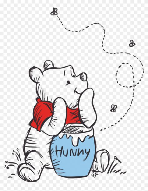 Pooh Drawing, Winnie The Pooh Tattoos, Winnie Poo, Winnie The Pooh Characters, Pooh Characters, Winnie The Pooh Drawing, Pooh Pictures, Pooh Winnie, Friends Sketch