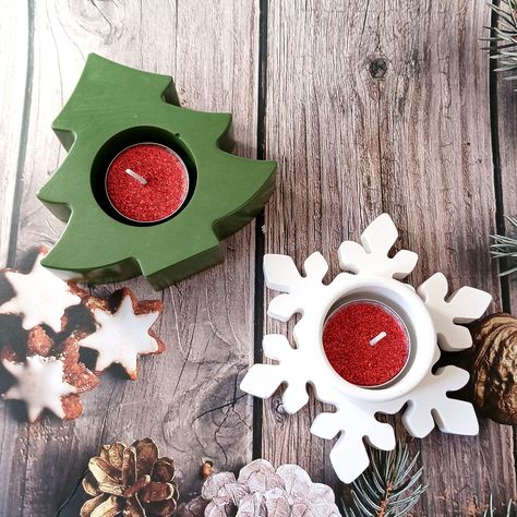 Ceramic Candle Holders Christmas, Christmas Incense Holder, Christmas Tealight Holders, Christmas Clay Candle Holders, Clay Tealight Holder, Clay Candle Holders Diy, Tea Lights Christmas, Snowflake Candle, Snowflake Candle Holders