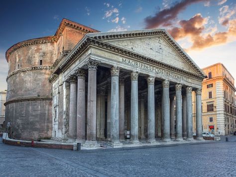 Facts about Roman Pantheon in #Italy Rome Bucket List, Ancient Roman Architecture, Tadao Ando, Piazza Navona, Roman Architecture, Hyogo, Monteverde, Italy Tours, Roman History