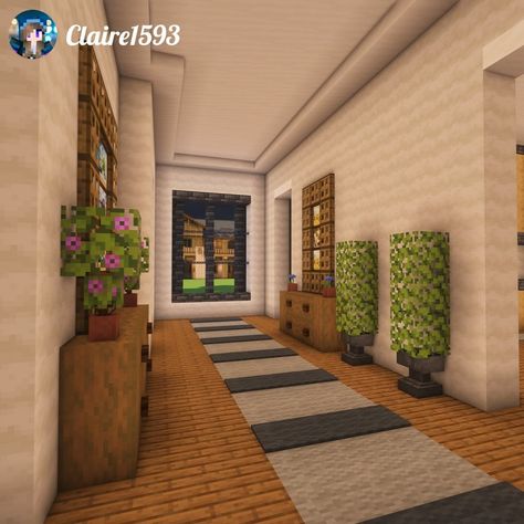 Claire1593 (@clairel593) • Instagram photos and videos Minecraft Interior Mansion, Workstation Minecraft, Minecraft Small Space Fillers, Office In Minecraft, Cool Minecraft Interior Designs, Minecraft Modern Interior Design, Hidden Room Minecraft, Cherry Blossom Living Room Minecraft, Minecraft Garage Interior