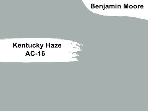 This is another light blue paint color that performs well on kitchen cabinets. Reminiscent of colors that represent the history of the country, Kentucky Haze is a soft neutral that is part of America’s Colors palette. The color can change its hue, depending on the lighting. Light Smoky Blue Paint Color, Benjamin Moore Kentucky Haze, Kentucky Haze Benjamin Moore, Blue Paint Colors For Kitchen, Light Blue Paint Color, Sky Blue Paint Colors, Paint Colors For Kitchen Cabinets, Colors For Kitchen Cabinets, Paint Colors For Kitchen