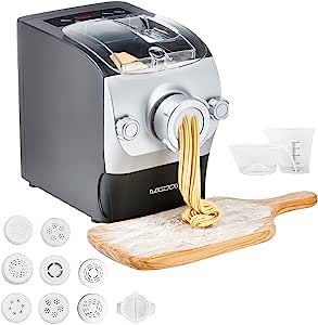 A smart pasta maker is a wonderful tool that mixes and extrudes pasta from scratch with minimal oversight, with certain models boasting an integrated scale for precise ingredient ratios and multiple extrusion disks for various pasta types. Different Pasta, Pasta Maker Machine, Noodle Machine, Types Of Noodles, Leather Bed Frame, Noodle Maker, Egg Pasta, Homemade Noodles, Types Of Flour