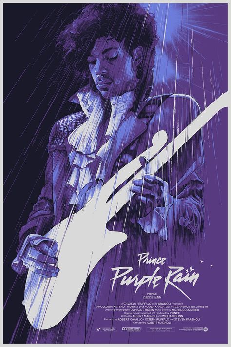 Purple Rain (1984) [1000 x 1500] Purple Rain, In The Rain, The Rain, Art Direction, Prince, Guitar, Portfolio, Purple, Art