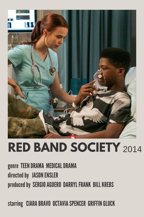 Medical Movies, 777 Art, Goodbye Note, Griffin Gluck, Ciara Bravo, Octavia Spencer, Red Band Society, Medical Drama, Red Band