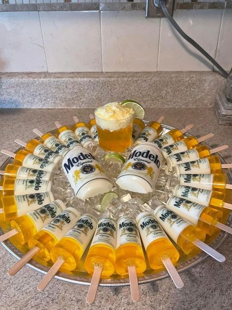 Modelo Themed Birthday Party, Modelo Party Theme, Modelo Birthday Party Ideas, Modelo Beer Theme Party, Modelo Beer Cake, Beer Themed Birthday Party, 21st Birthday Party Favors, Beer Party Theme, 21 Birthday Party Decorations