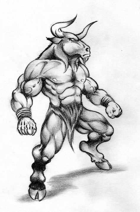 http://cm-lance.com/Minotaur.htm Taurus Bull Tattoos, Fall Instagram, Greek Mythology Tattoos, Bull Art, Bull Tattoos, Taurus Tattoos, Monster Coloring Pages, The Minotaur, Mythology Tattoos