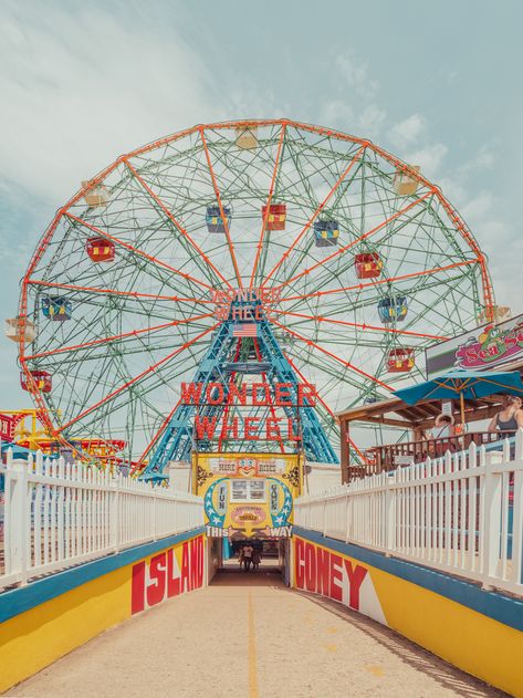 Coney Island Baby, Island Pictures, Coney Island, Ux Web Design, White Bird, Environmental Graphics, Advertising Photography, Concept Architecture, Novelty Print