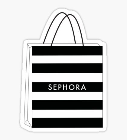 ليلو وستيتش, Sephora Bag, Bag Sticker, Makeup Stickers, Preppy Stickers, Iphone Stickers, Black And White Stickers, Cute Laptop Stickers, Bubble Stickers