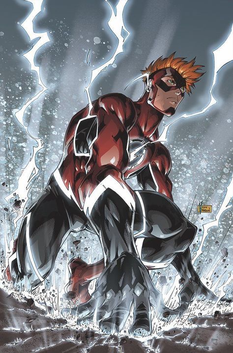 Flash Dc Comics, Flash Comics, Dc Comics Wallpaper, Wally West, Kid Flash, Univers Dc, Arte Dc Comics, Dc Comics Artwork, Barry Allen