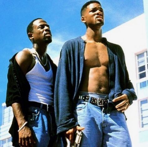 Martin Lawrence and Will Smith In BAD BOYS Will Smith Bad Boys, Bad Boys Movie, Bad Boys 3, Martin Lawrence, Michael Bay, Silver Linings, Diy Vetement, The Smiths, Movies Outfit